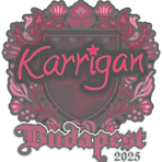 Sticker | karrigan | Budapest 2025