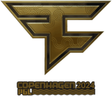 Sticker | FaZe Clan (Gold) | Copenhagen 2024 image
