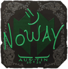 Sticker | noway (Foil) | Austin 2025 Sticker | noway (Foil) | Austin 2025 image