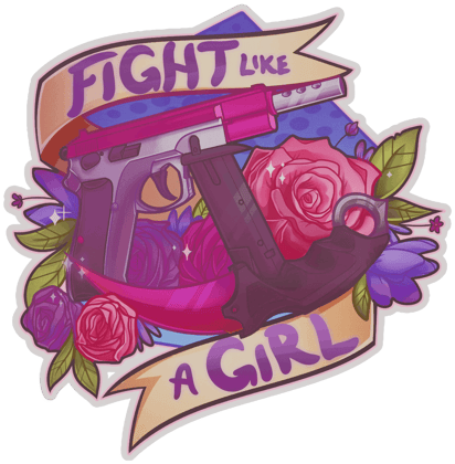 Sticker | 像女孩般戰鬥