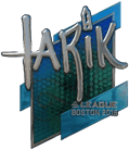 Sticker | tarik (Foil) | Boston 2018 image