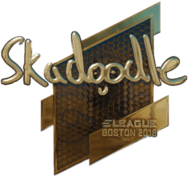 Sticker | Skadoodle(금박) | 보스턴 2018