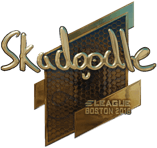 Sticker | Skadoodle (Gold) | Boston 2018
