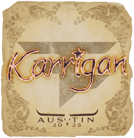 Sticker | karrigan | Austin 2025 image
