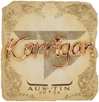 Sticker | karrigan | Austin 2025