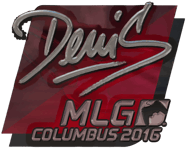 Sticker | denis (Foil) | MLG Columbus 2016