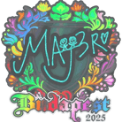 Sticker | MAJ3R (Holo) | Budapest 2025 image