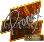 Sticker | pronax (Foil) | Atlanta 2017