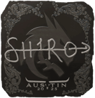 Sticker | sh1ro (Foil) | Austin 2025 image