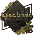 Sticker | electronic (Gold) | Rio 2022 image