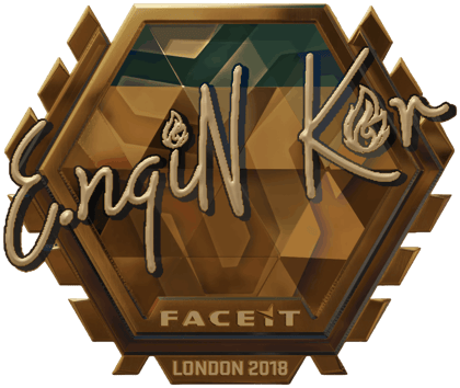 Sticker | ngiN (dorada) | Londres 2018