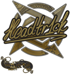 Sticker | headtr1ck (Gold) | Paris 2023