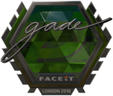 Sticker | gade (Foil) | London 2018 image