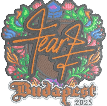 Calcomanía | fEAR (bordada) | Budapest 2025