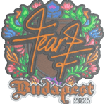 Sticker | fEAR (Embroidered) | Budapest 2025