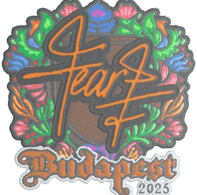 Adesivo | fEAR (Ricamato) | Budapest 2025