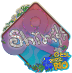 Sticker | sh1ro (Glitter) | Rio 2022