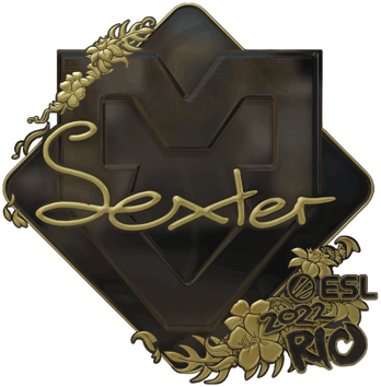 Sticker | dexter(黃金)| Rio 2022