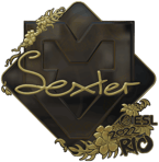 Sticker | dexter (Gold) | Rio 2022