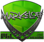 Sticker | markeloff (Foil) | Krakow 2017