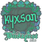 Sticker | kyxsan | Budapest 2025 Sticker | kyxsan | Budapest 2025 image