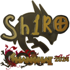 Sticker | sh1ro (Gold) | Shanghai 2024 image
