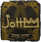 Sticker | jottAAA (Gold) | Austin 2025