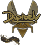 Sticker | dupreeh (Gold) | Paris 2023