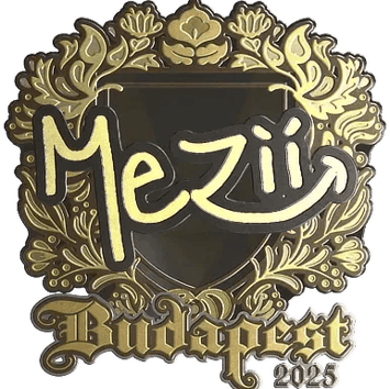 스티커 | mezii (Gold) | Budapest 2025