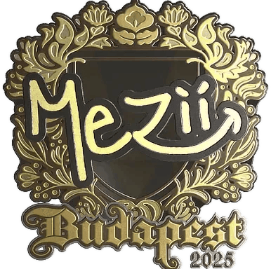 스티커 | mezii (Gold) | Budapest 2025