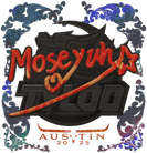Sticker | Moseyuh (Holo) | Austin 2025 Sticker | Moseyuh (Holo) | Austin 2025 image