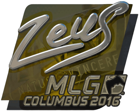 Sticker | Zeus (foliowana) | MLG Columbus 2016