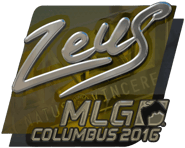 Sticker | Zeus (Foil) | MLG Columbus 2016