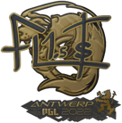 Sticker | FL1T (Gold) | Antwerp 2022 image