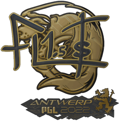 Sticker | FL1T (Vàng) | Antwerp 2022