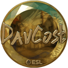 Sticker | DavCost (Gold) | Katowice 2019 image