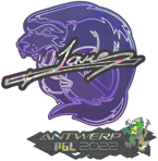 Sticker | Jame (Glitter) | Antwerp 2022