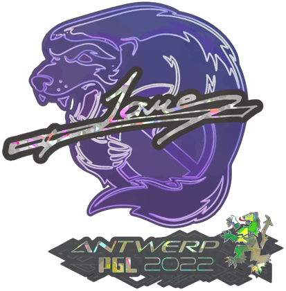 Sticker | Jame (グリッター) | Antwerp 2022