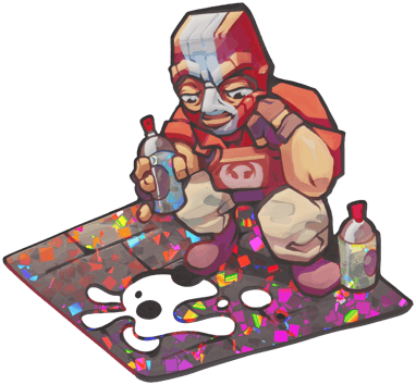 Sticker | Street Artist (Glitter)