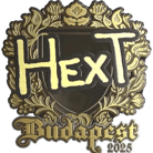 Sticker | HexT (Gold) | Budapest 2025 image