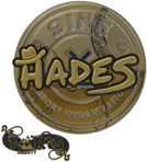 Sticker | hades (Gold) | Paris 2023