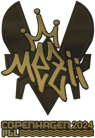 Sticker | mezii (Gold) | Copenhagen 2024 image