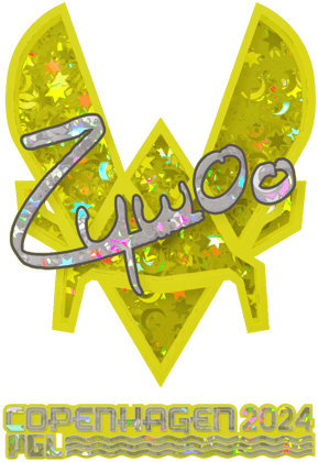 Sticker | ZywOo (purpurina) | Copenhague 2024