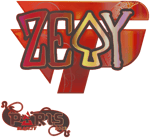 Sticker | zevy (Holo) | Paris 2023 image