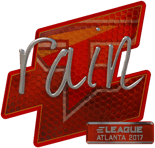 Sticker | rain (Foil) | Atlanta 2017