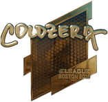 Sticker | coldzera (Gold) | Boston 2018