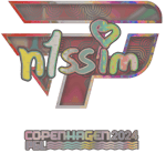Sticker | n1ssim (Holo) | Copenhagen 2024 image