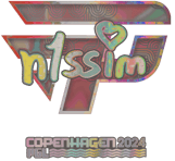 Sticker | n1ssim (Holo) | Copenhagen 2024