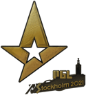 Sticker | Astralis (Gold) | Stockholm 2021 image