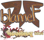 Sticker | blameF (Holo) | Shanghai 2024 image